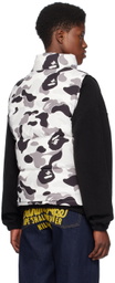 BAPE Gray ABC Camo Reversible Down Vest