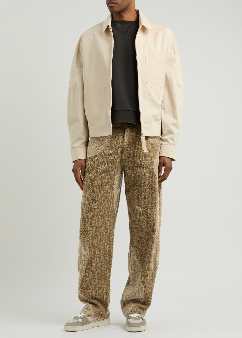 Honor The Gift Groove Distressed Straight-leg Jeans Tan