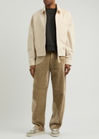 Honor The Gift Groove Distressed Straight-leg Jeans Tan
