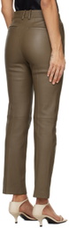 Joseph Brown Coleman Leather Pants