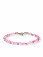 Peyote Bird - Metz Silver Multi-Stone Beaded Bracelet