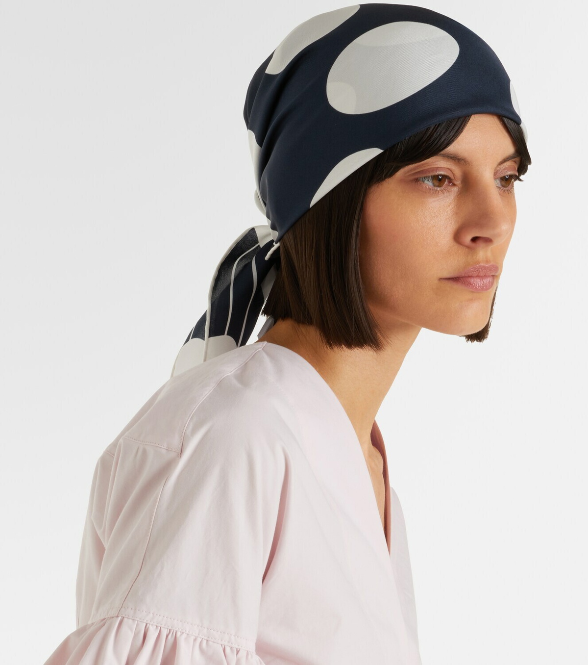 Jacquemus Cœur printed silk scarf