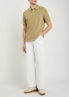 PS Paul Smith Appliquéd Piqué Cotton Polo Shirt Brown