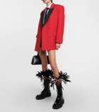 Valentino Garavani Rockstud M-Way leather combat boots
