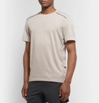 Nike Running - Tech Pack Stretch Jacquard-Knit Running T-Shirt - Light gray