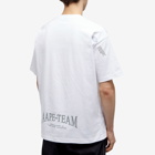 Men's AAPE Team Camo Moonface T-Shirt in White