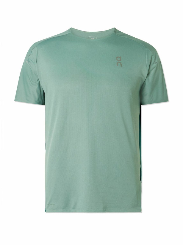Photo: ON - Performance-T Stretch Recycled DryTec™ T-Shirt - Green