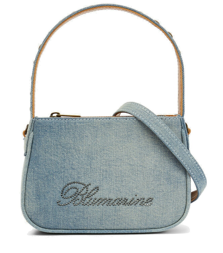 Photo: Blumarine - Embellished denim shoulder bag