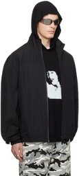 Still Kelly Black Nylon Track Jacket