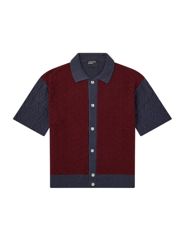 Photo: Enfants Riches Déprimés - Che Cashmere Cardigan - Burgundy
