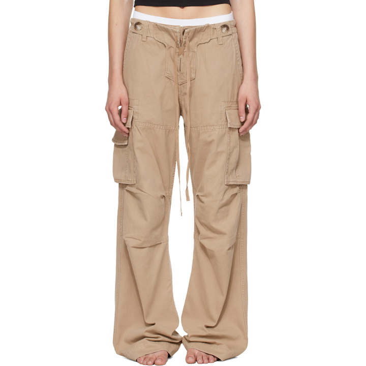 Photo: Raimundo Langlois Beige Double Fly Cargo Pants