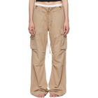 Raimundo Langlois Beige Double Fly Cargo Pants