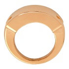 Bottega Veneta Gold Antique Ring