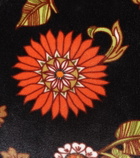 Dodo Bar Or Floral velour turtleneck top