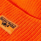 Service Works Men's Logo Watch Cap in Orange