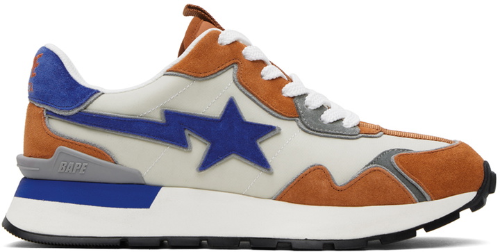 Photo: BAPE Orange & Blue Road STA Express Sneakers