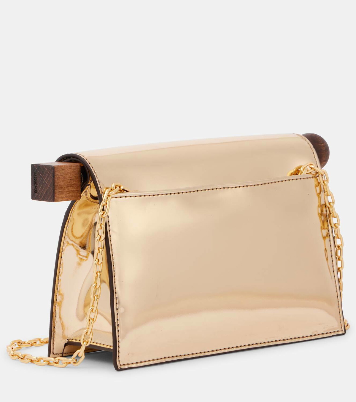 Jacquemus Rond Carré Small faux leather clutch