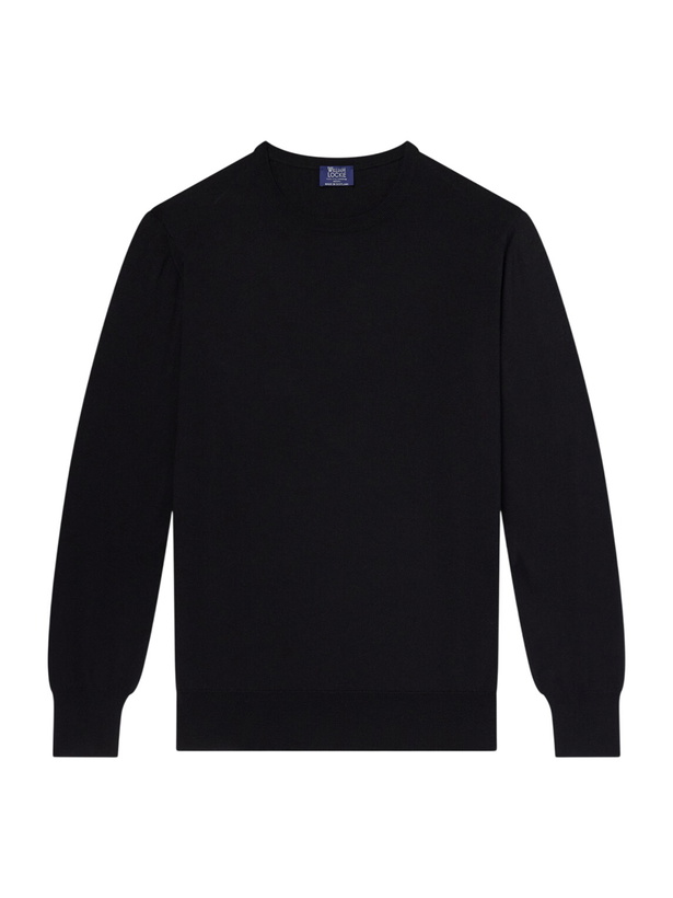 Photo: William Lockie - Merino Wool Sweater - Black
