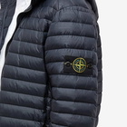 Stone Island Men's Lightweight Hooded Down Jacket in Navy