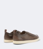Santoni Leather sneakers