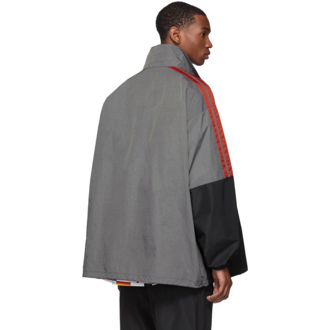 Balenciaga Grey Logo Zip-Up Jacket Balenciaga Balenciaga Grey Logo Zip-Up Jacket Balenciaga