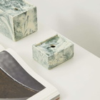ferm LIVING Mist Box - 7.5x10cm in Emerald/Off-White 