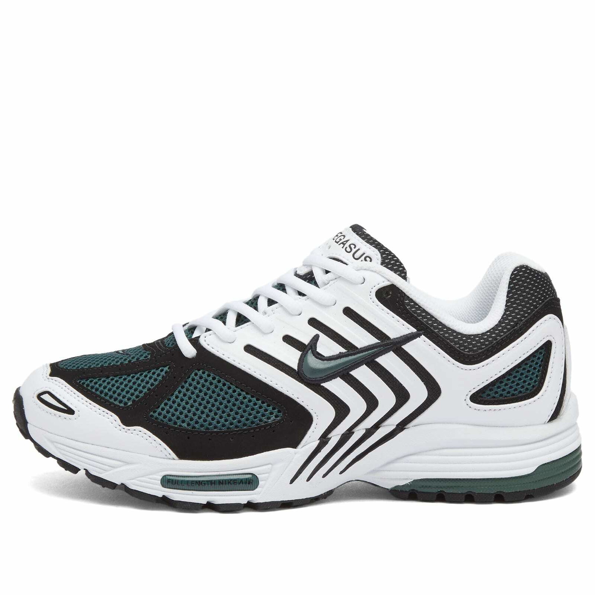 Nike Women's Air Pegasus 2005 W Sneaker in White/Green/Black