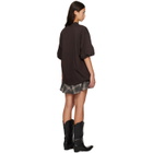 Acne Studios Brown & Green Layered T-shirt Minidress