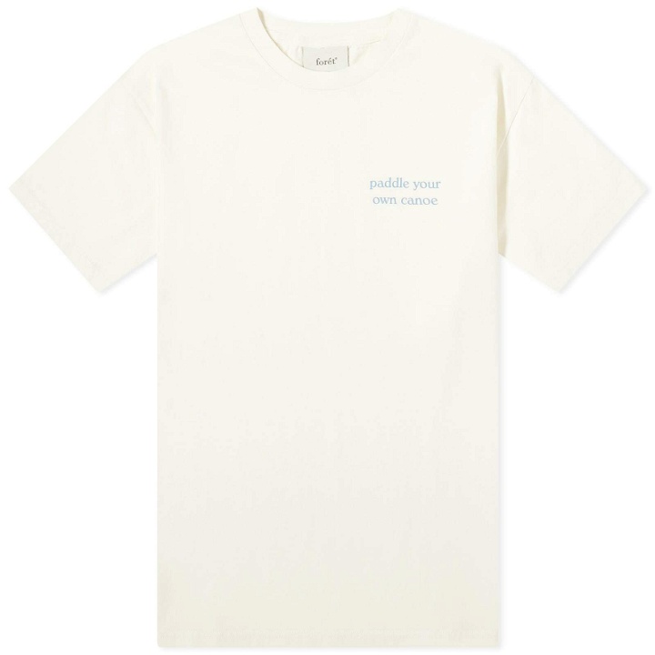 Photo: Foret Men's Tip T-Shirt in Cloud