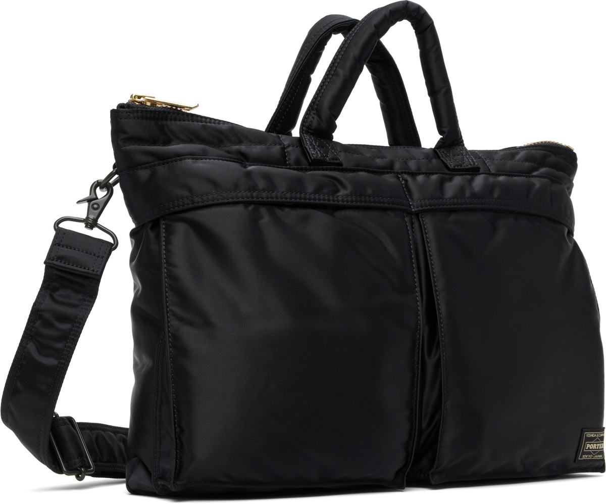 PORTER - Yoshida & Co Navy Tanker Short Helmet Briefcase