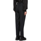 HOPE Black Wide Trap Trousers