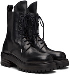 A DICIANNOVEVENTITRE Black Horse Zac Low Ankle Boots