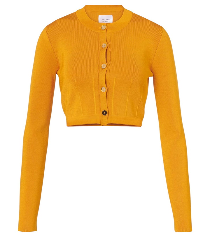 Photo: Galvan Atalanta cropped cardigan
