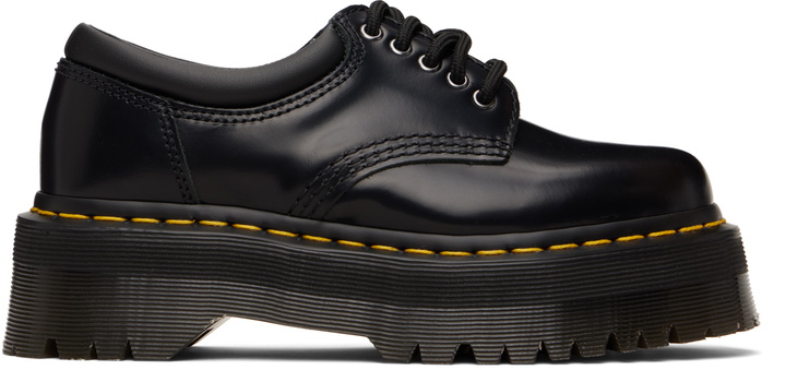 Photo: Dr. Martens Black 8053 Leather Platform Casual Derbys