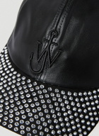 JW Anderson - Crystal Embellished Baseball Cap in Black