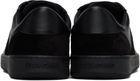 Ferragamo Black Low Top Signature Sneakers