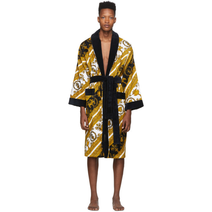 Photo: Versace White and Gold I Heart Baroque Robe