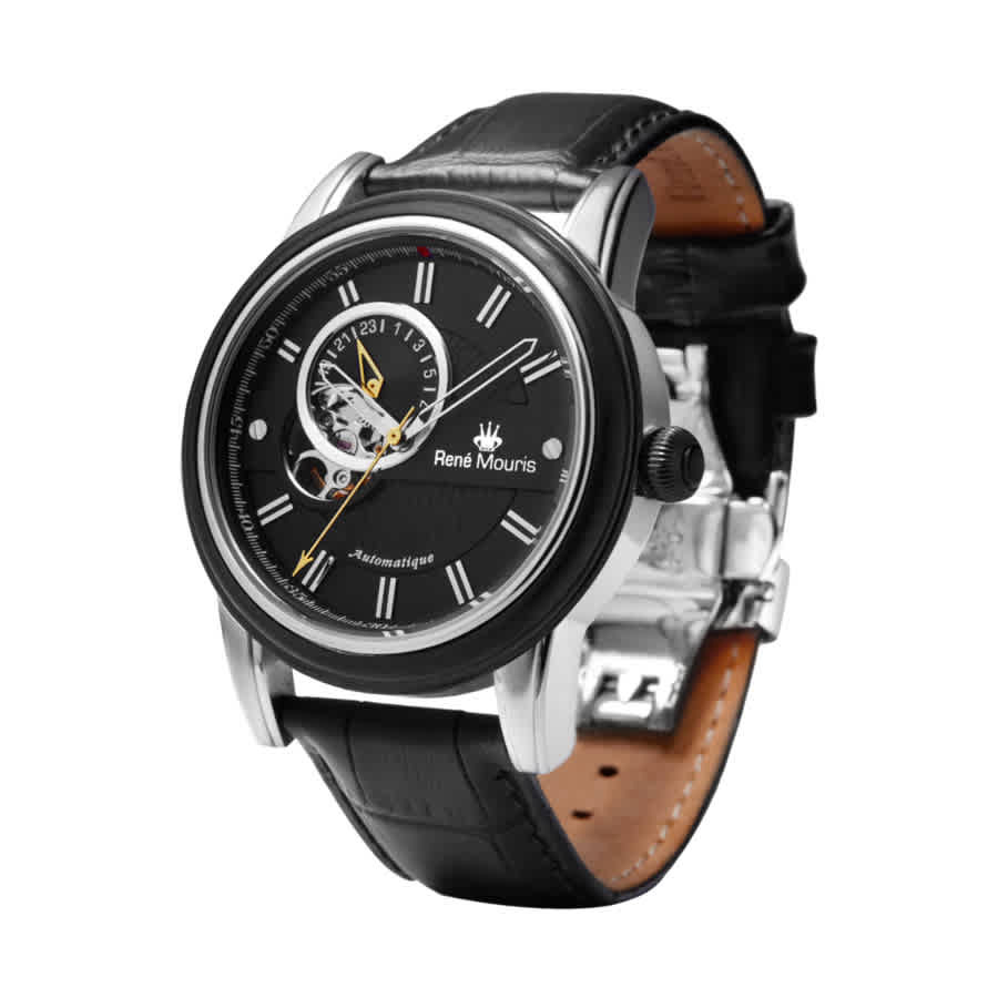 Rene Mouris Orion Automatic Black Dial Mens Watch 70101RM2