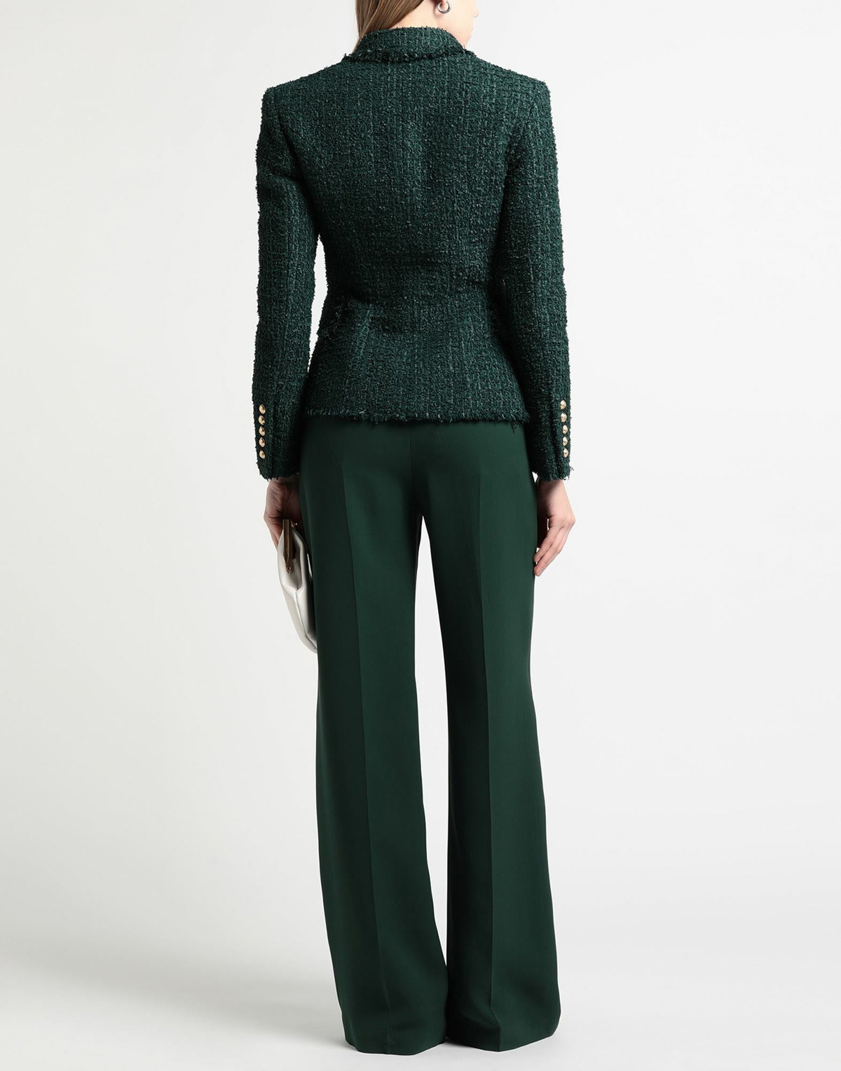 Balmain Womens Blazer in Green