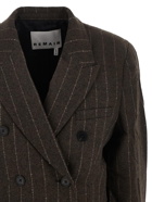 Remain Pinstripe Fitted Blazer