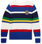 Polo Ralph Lauren - Logo-Embroidered Striped Cotton Sweater - Multi