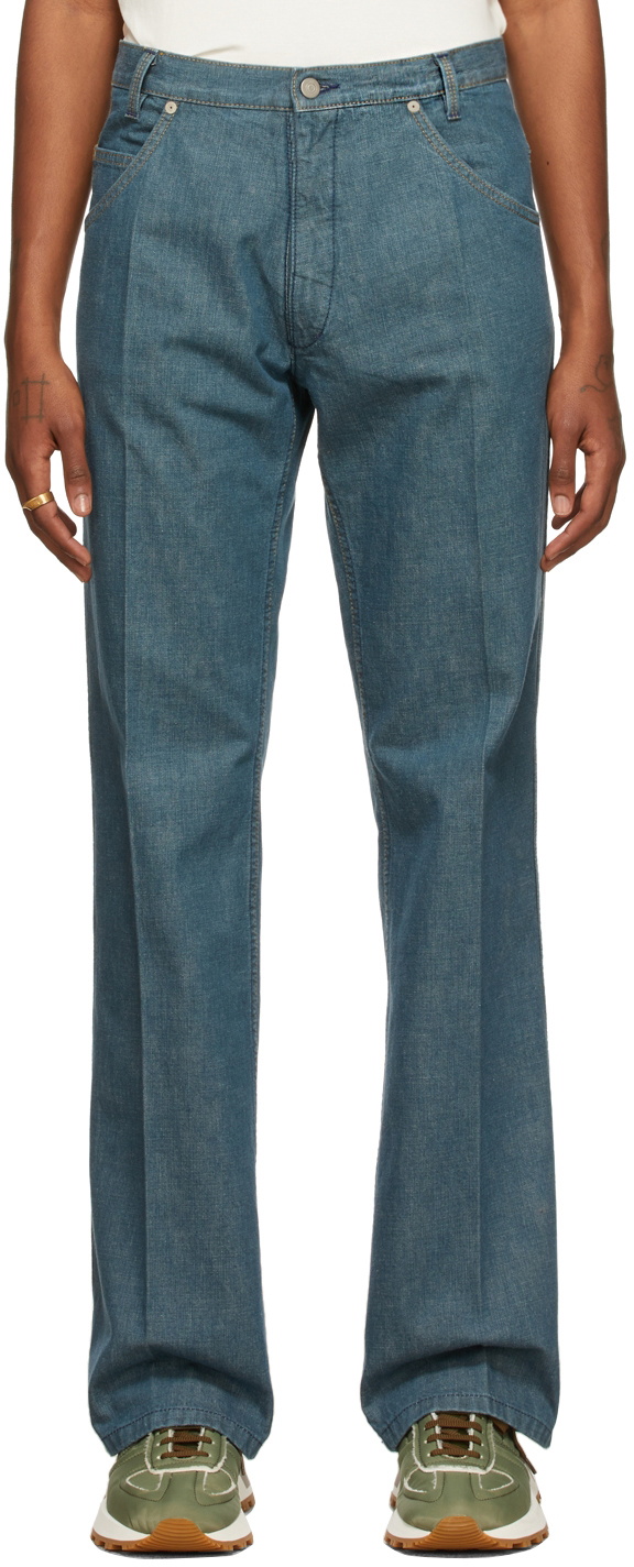 Maison Margiela Blue 5-Pocket Denim Jeans Maison Margiela