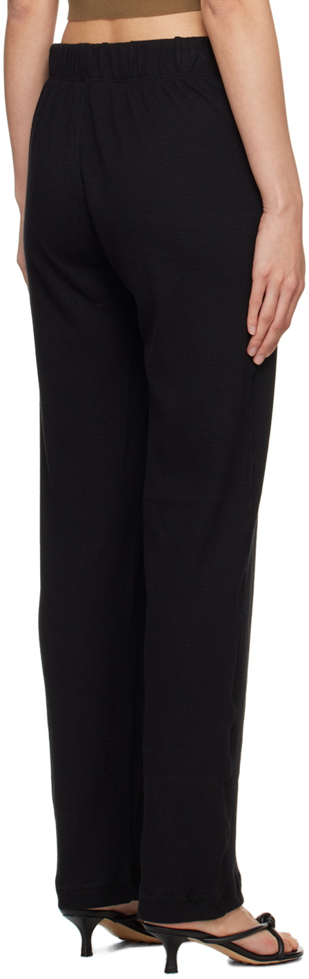 ÉTERNE Black Thermal Lounge Pants