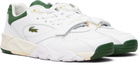 Lacoste White Game Train Pro Leather Sneakers