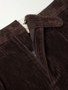 Massimo Alba - Strallo02 Straight-Leg Cotton-Blend Corduroy Trousers - Brown