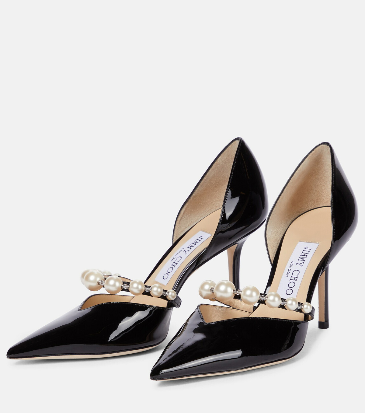 Jimmy Choo - Aurelie 85 patent leather pumps