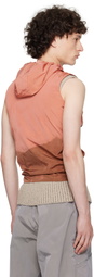 Charlie Constantinou Red & Brown Multi Pocket Vest