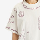 ALÉMAIS Women's Sammy T-Shirt in Cream