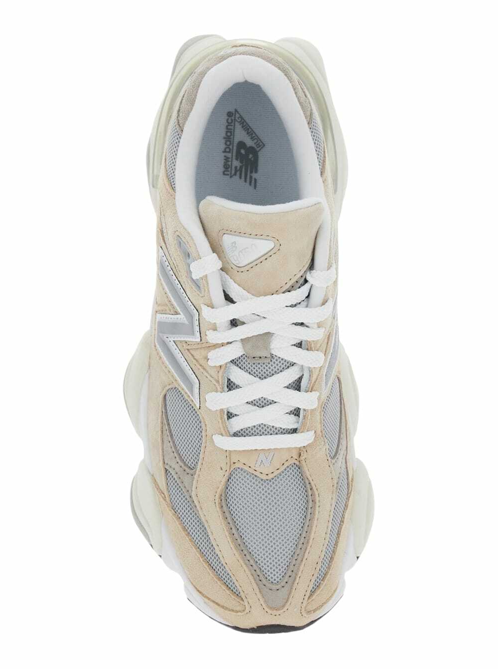 New Balance 9060 Brown Sneaker With Side Logo And Chunky Sole In Suede Unisex