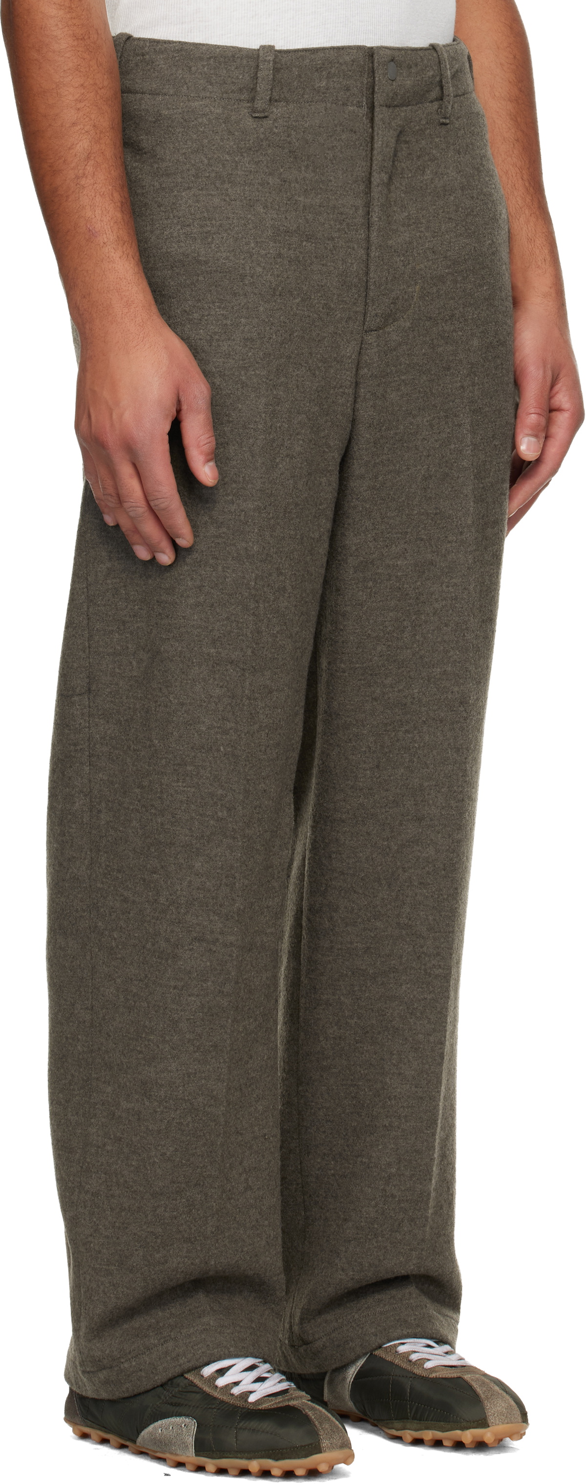 Lady White Co. Gray Crater Trousers